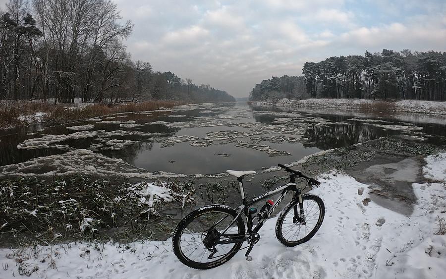 Zimowo nad Wartą