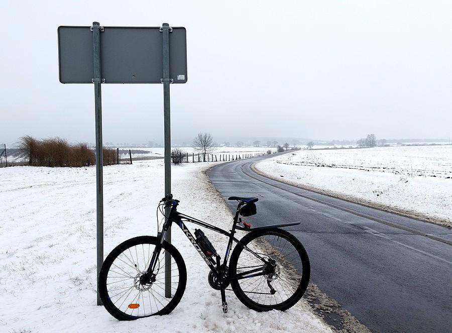 Niewidoczny widoczek w śniegowym syfie