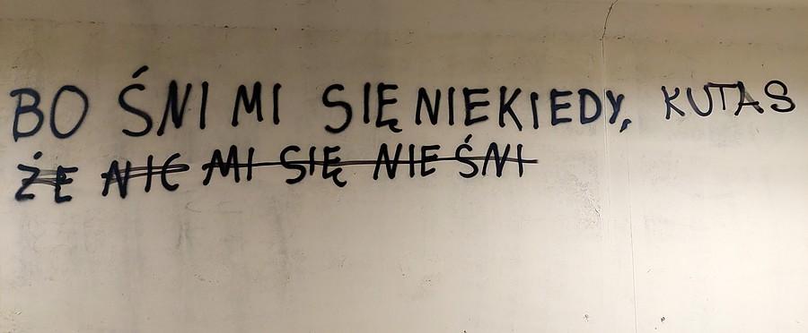 Gdy uliczna poezja natrafia na polskiego prymitywa