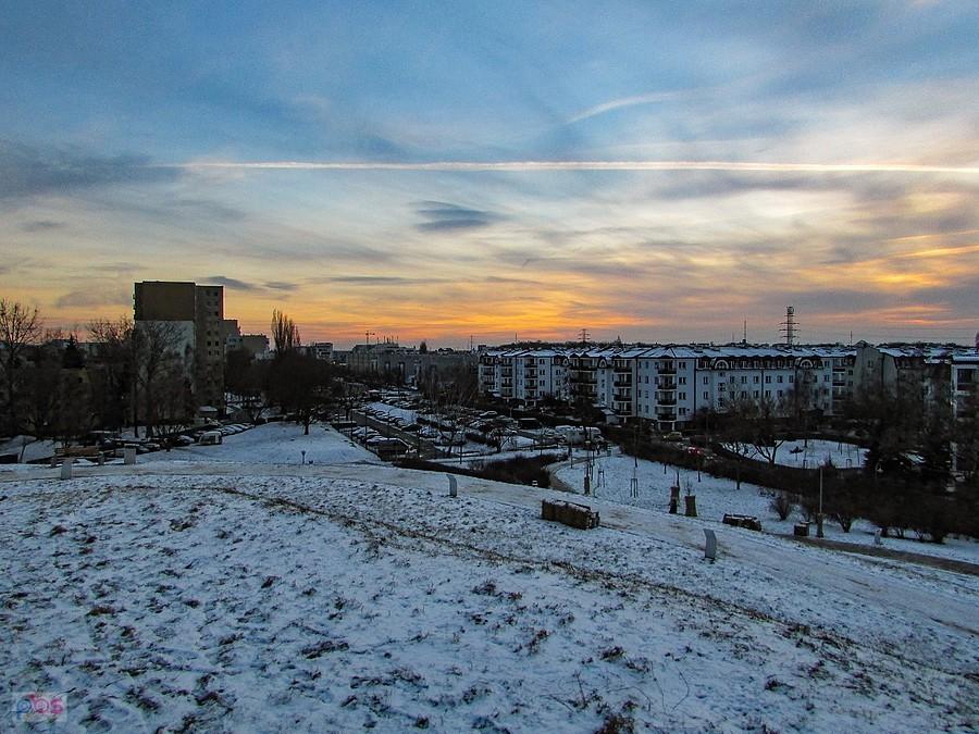 Chimeryczny i szybki zachód słońca