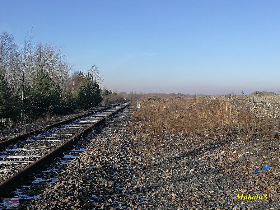 Resztki linii 145 (Chorzów -Radzionków) w Brzezinach Śl.