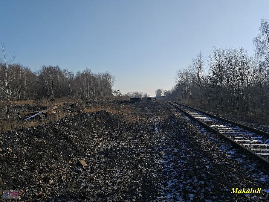 Resztki linii 145 (Chorzów -Radzionków) w Brzezinach Śl.