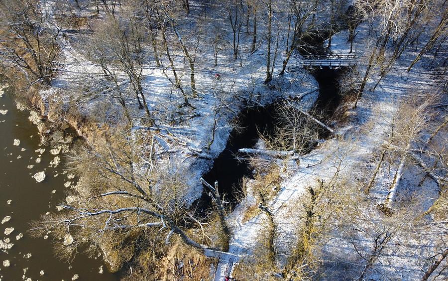 Malowniczy fragment nadwarciańskiego