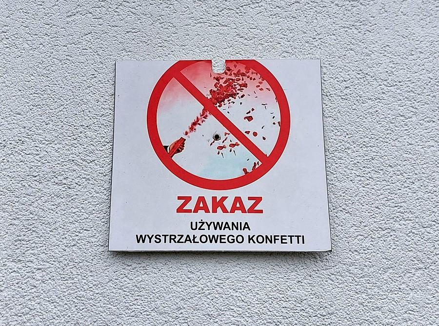 Zakaz używania wystrzałowego konfetti, czyli ludzie to mają problemy :)