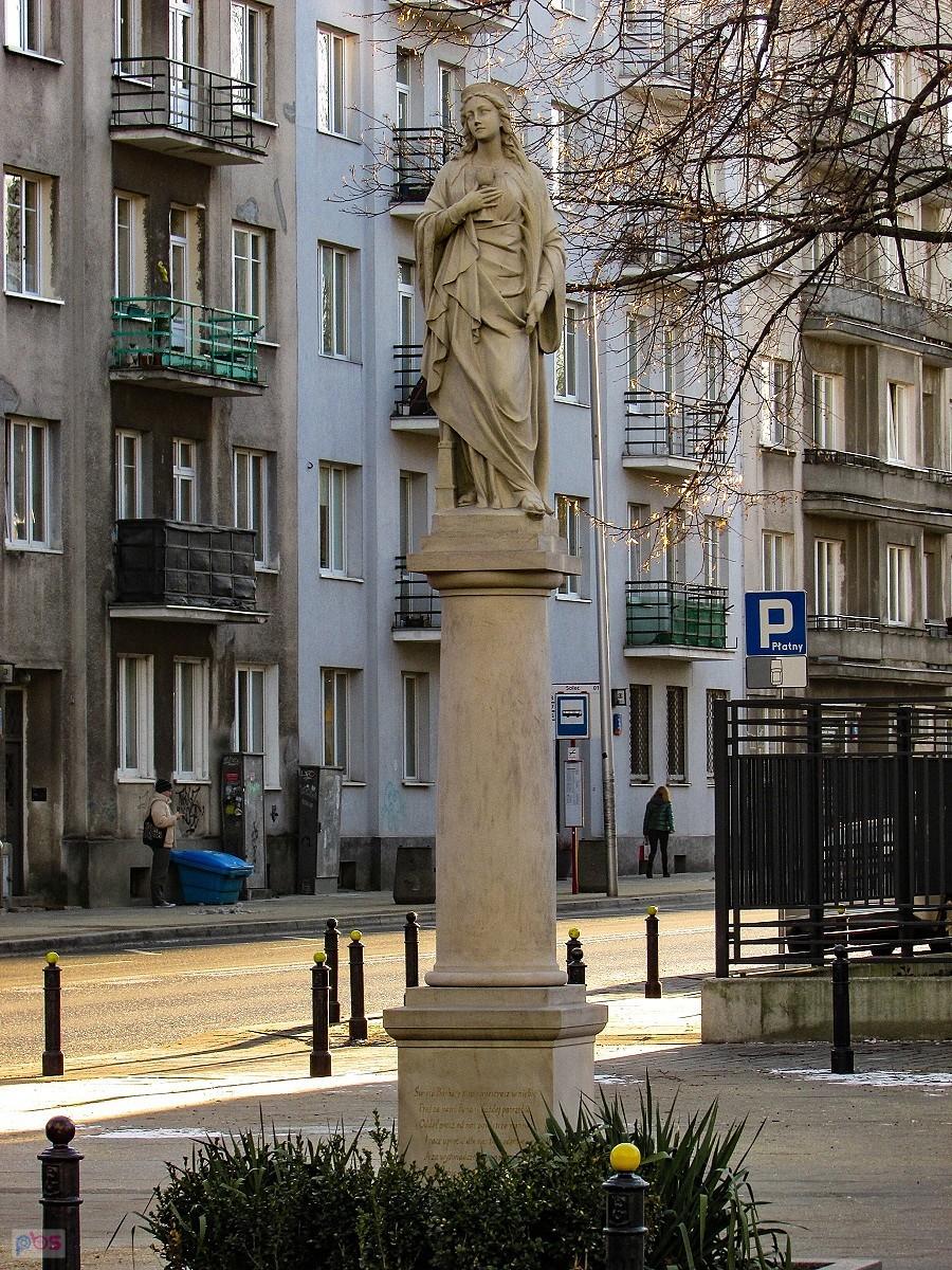 Figura św. Barbary na Solcu