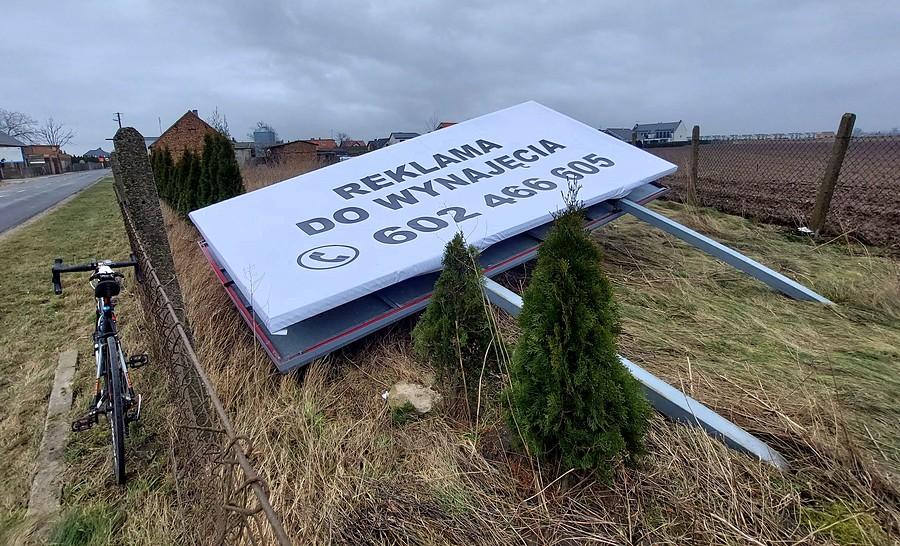 Skutki wczorajszego orkanu