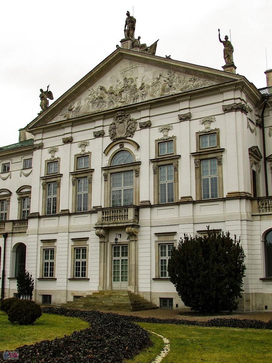 Elewacja ogrodowa Pałacu Rzeczypospolitej