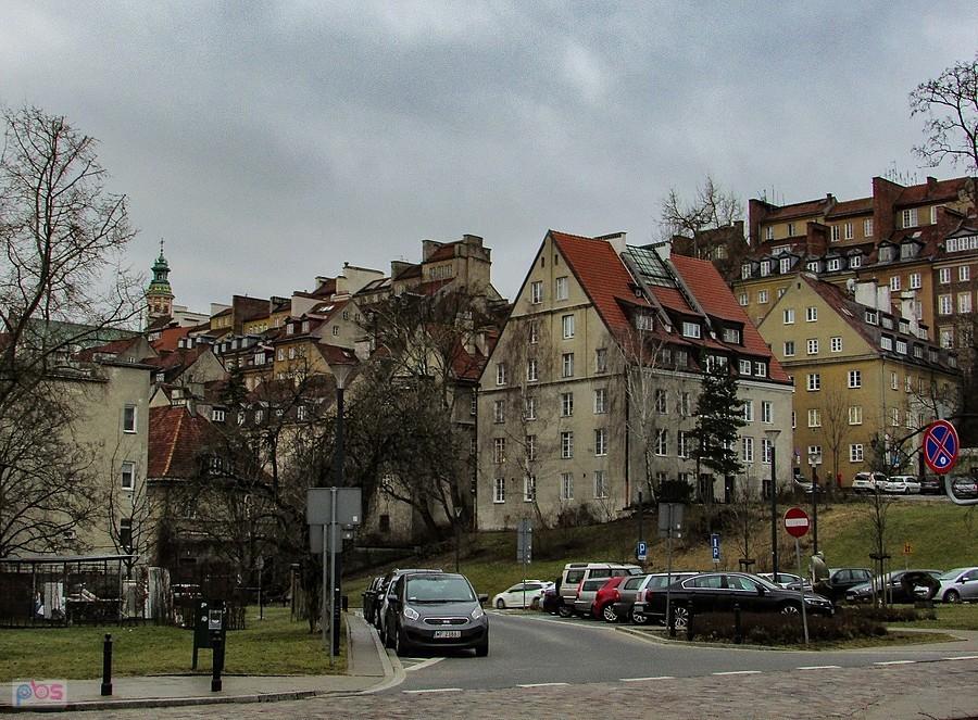 Widok na Stare Miasto z Mostowej przy Bugaj.