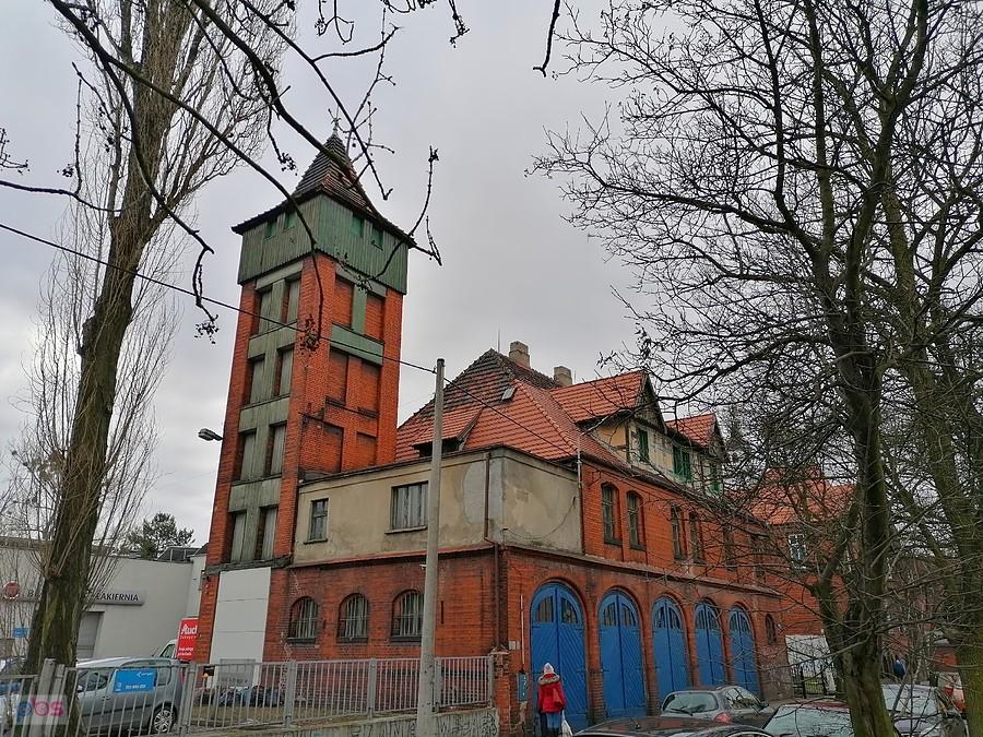 Zabytkowa remiza strażacka w Bytomiu -Łagiewnikach