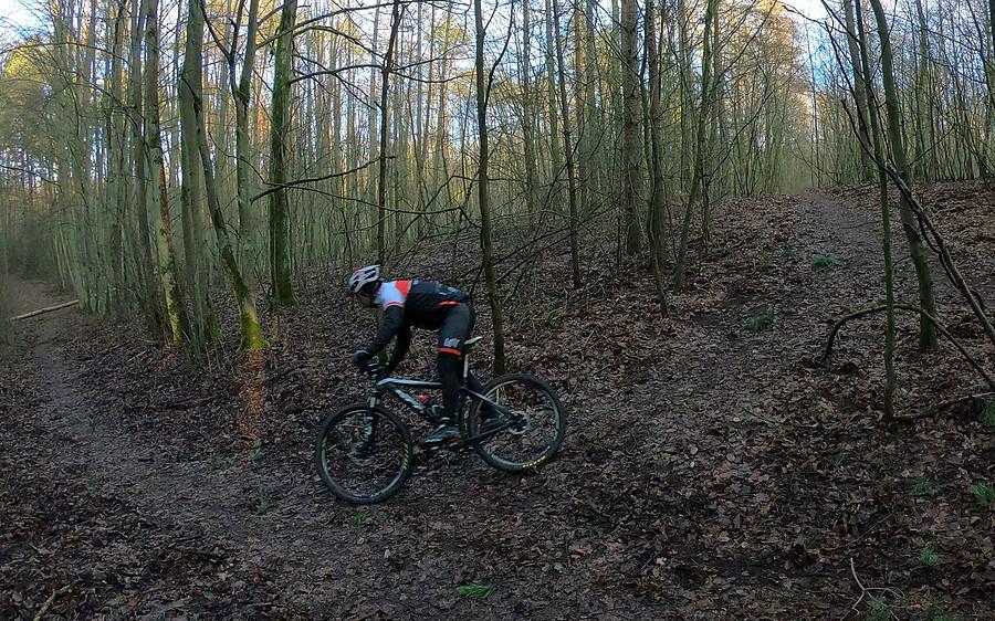 Popołudniowe i lutowe MTB-owanie