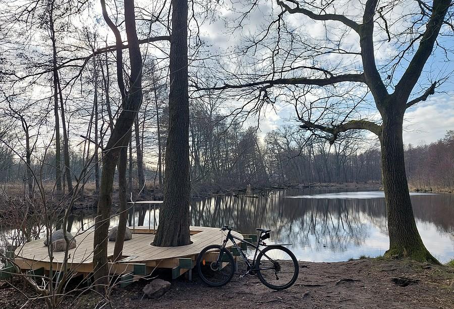 Na Dębinie, w drodze do pracy