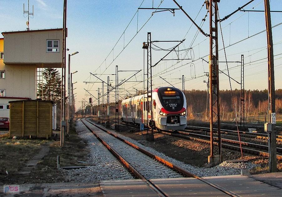 Hubalczyk wjeżdża na stację Skrzynki