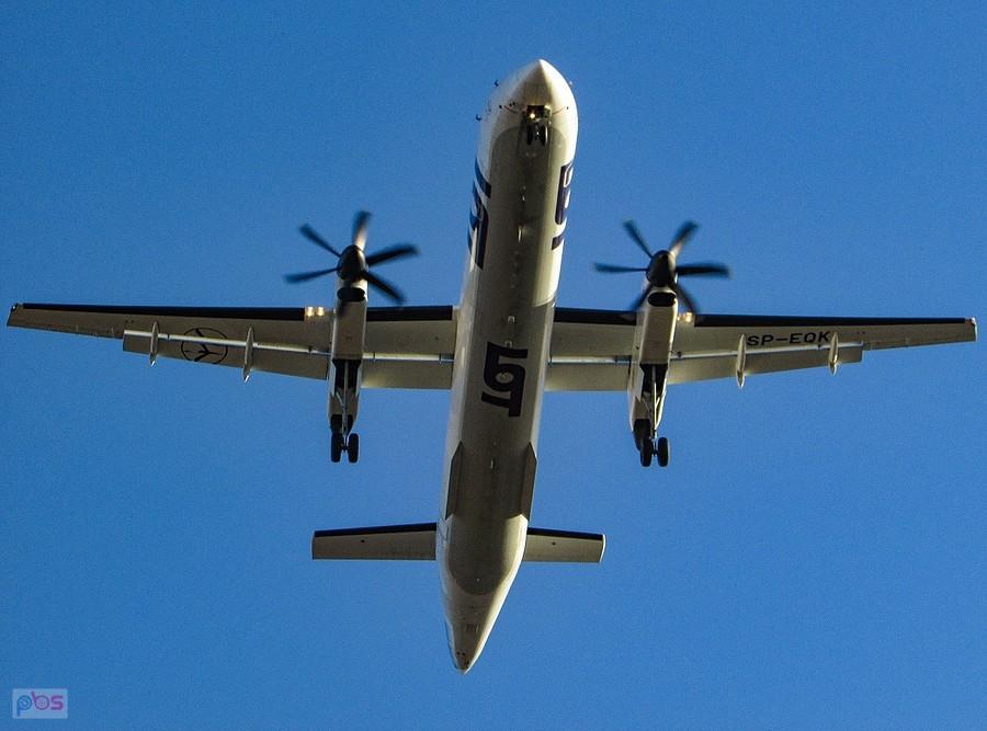 Bombardier przyleciał z Rygi