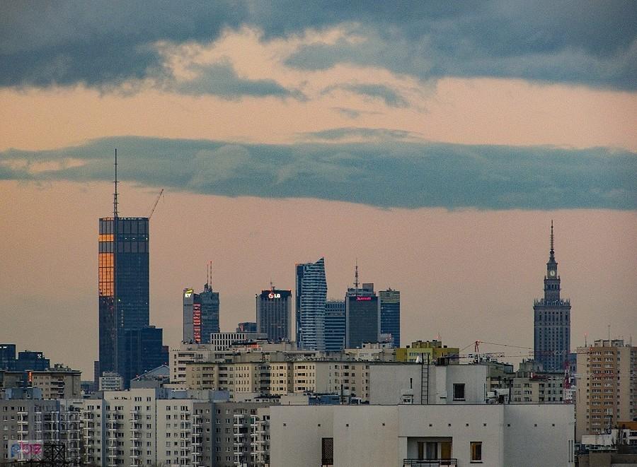 Przedwieczorne spojrzenie na Centrum