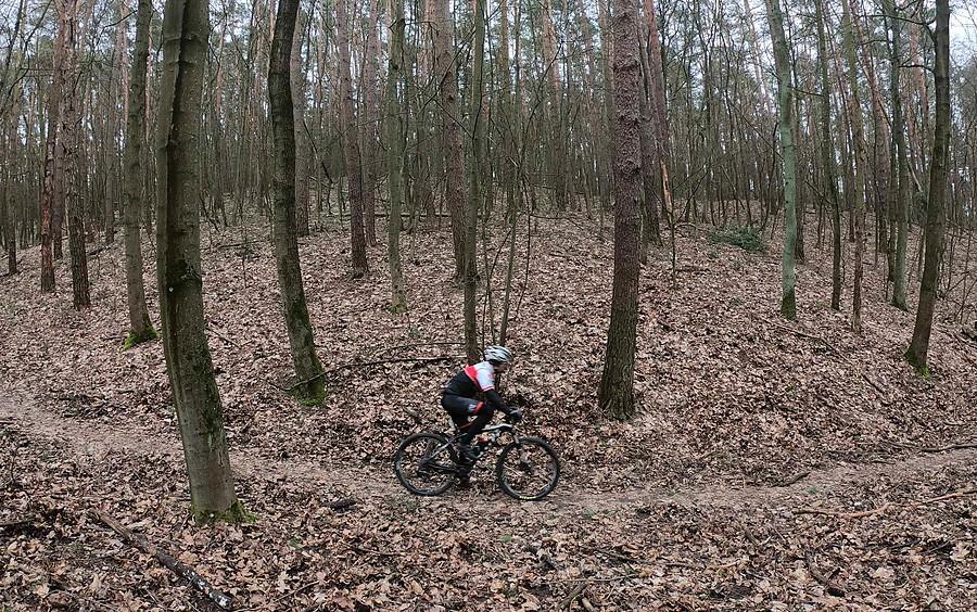 Niezłe warunki do MTB, zarówno pogodowe, jak i terenowe