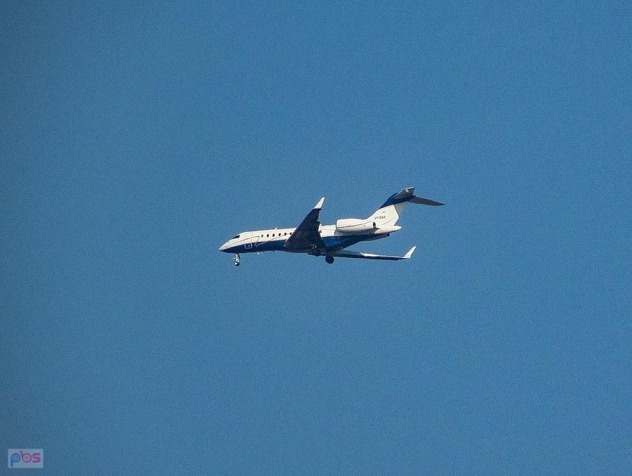 Bombardier Global 5000 prywatnej polskiej linii lotniczej Jet Story