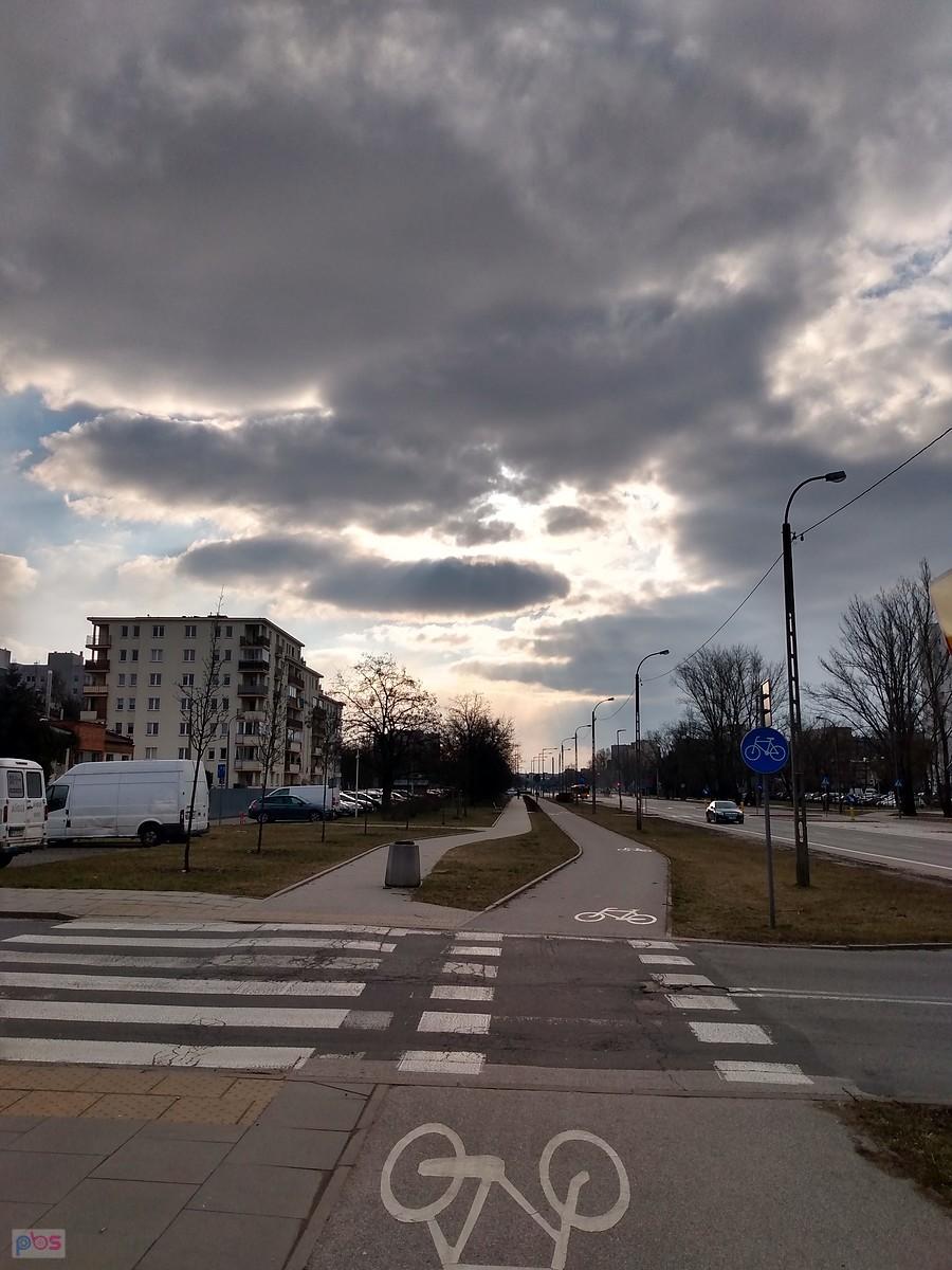 Słońce zza chmur