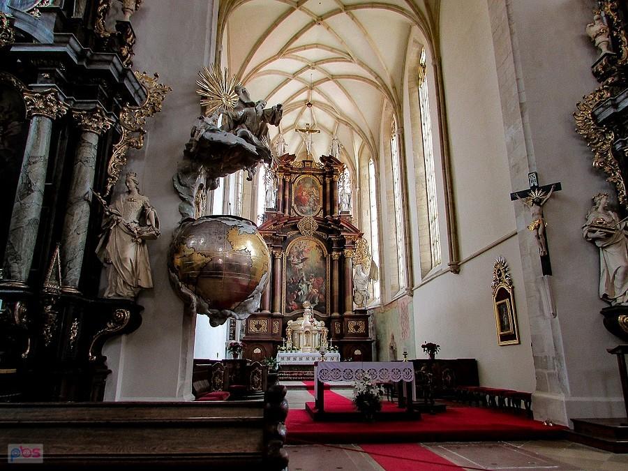 Znojmo - wnętrze kościoła św. Mikołaja