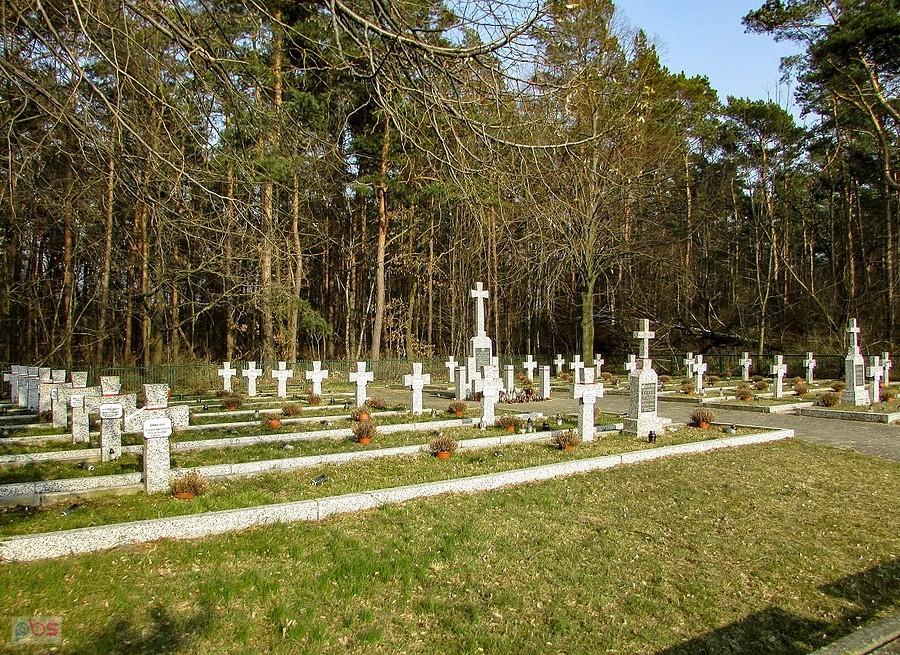 Cmentarz wojenny 1939 roku w pobliżu stawu Rydwan