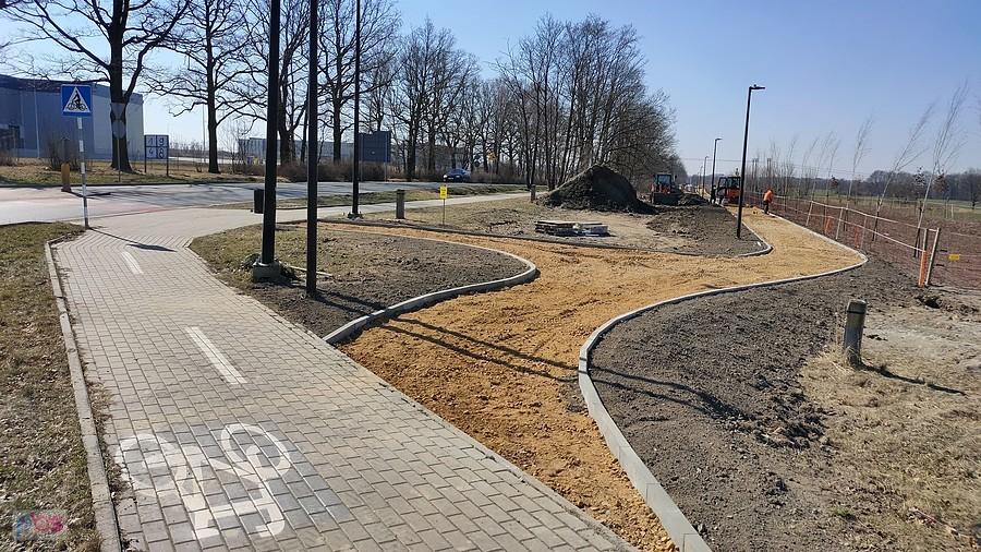 Nowa rowerówka w budowie