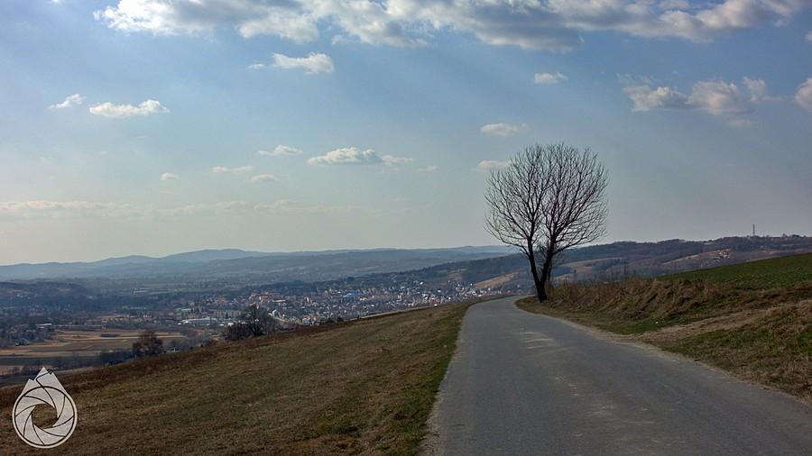 spojrzenie w dół, na Strzyżów