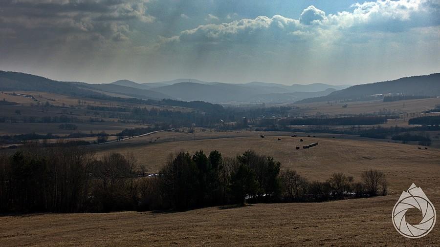 widoczek znad Mszany na prawie-Bieszczady
