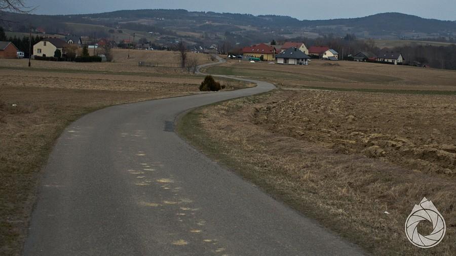 zawijasy podjazdu nad Łużną