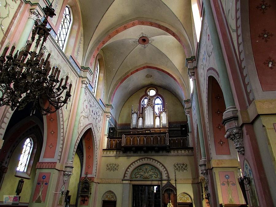 Wrociszew - widok na organy