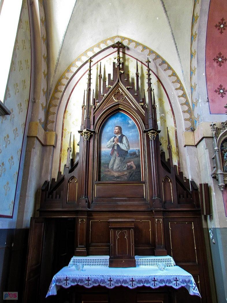 Wrociszew - ołtarz boczny św. Izydora
