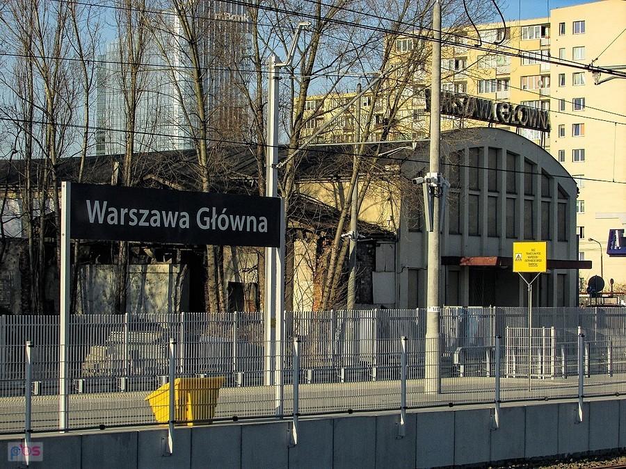 Warszawa Główna, nowe perony i stary dworzec