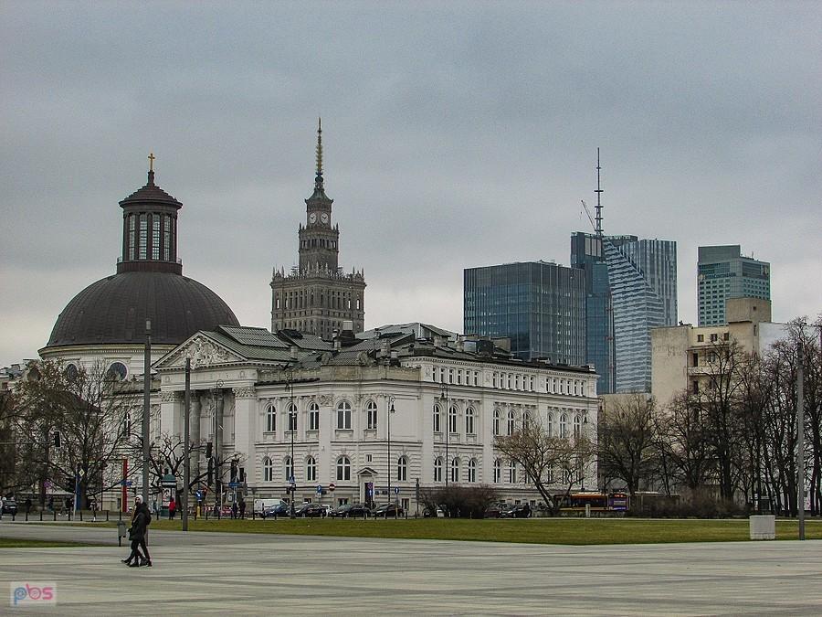 Najładniejszy widok z placu Piłsudskiego