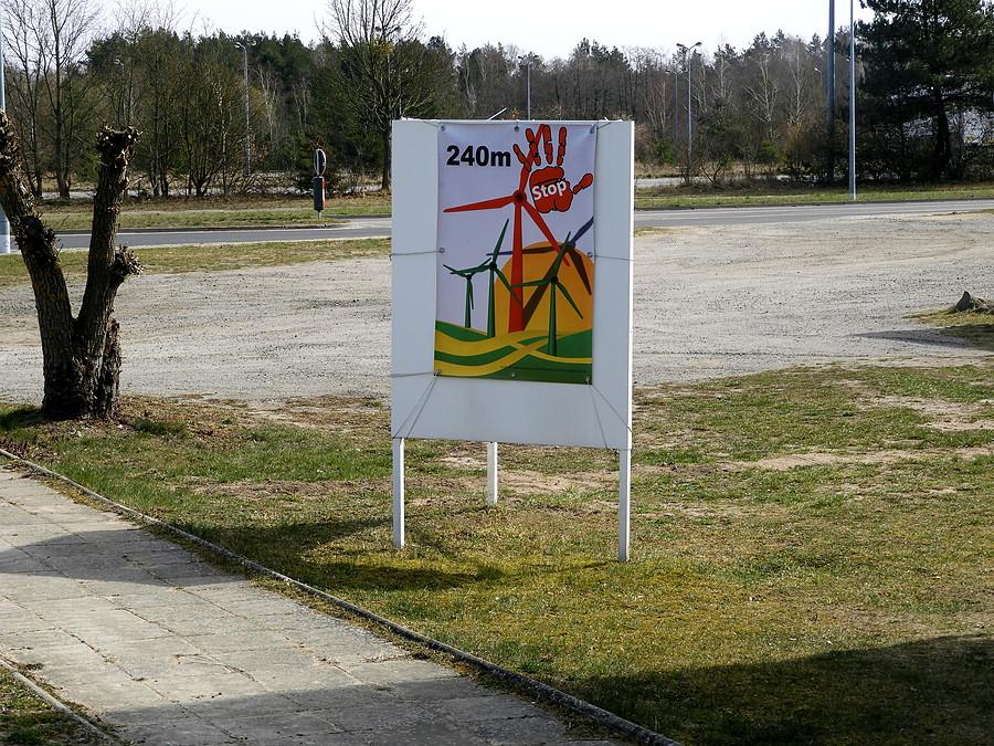 Po niemieckiej stronie sprzeciw wiatrakom.