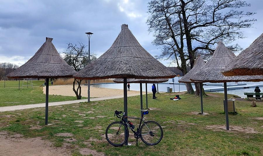 Wciąż chłodna Afryka nad poznańskim Jeziorem Strzeszyńskim