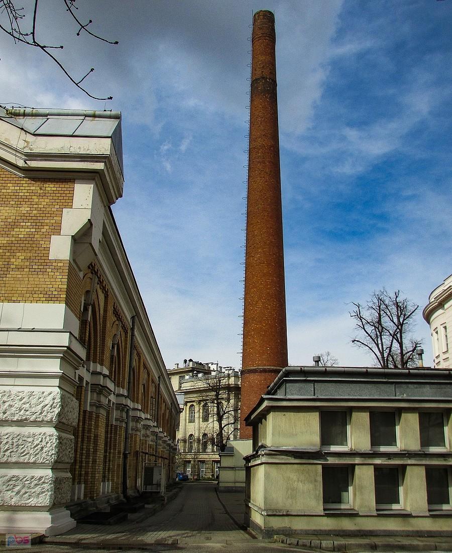 Komin kotłowni Politechniki Warszawskiej