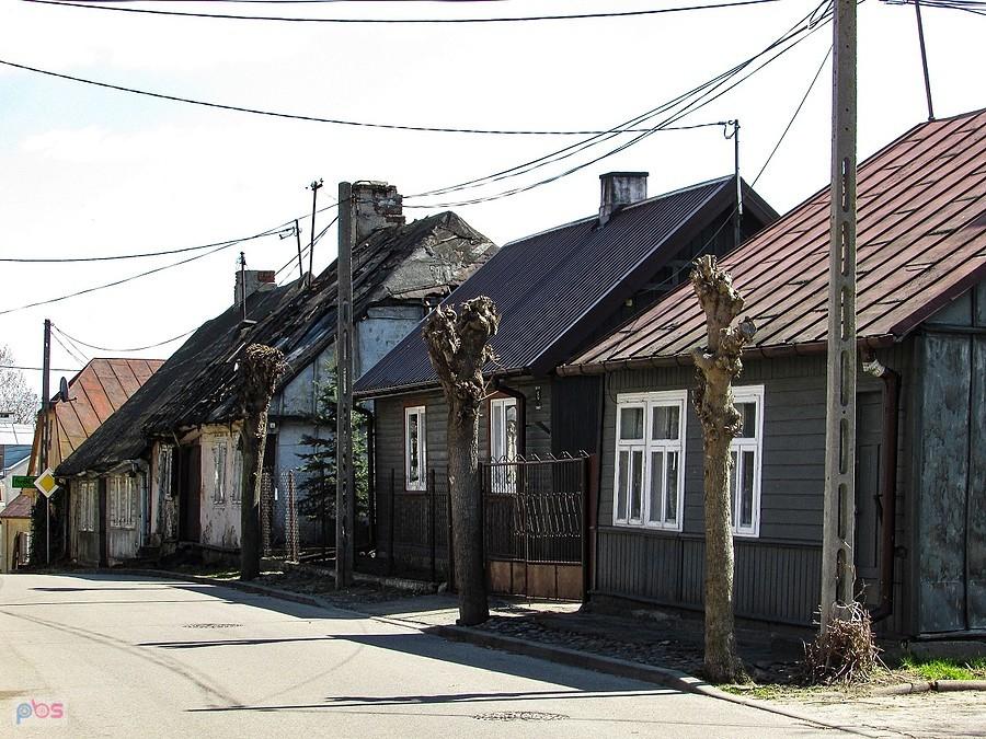 Na ul. KLasztornej w Czerwińsku nad Wisłą