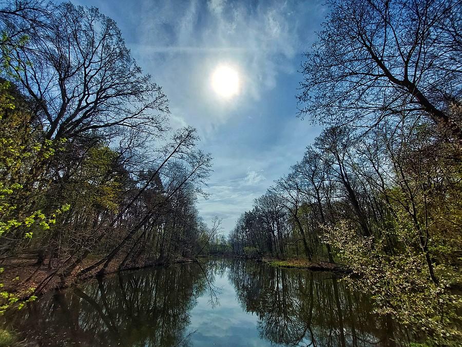 Słońce i barwy na poznańskiej Dębinie