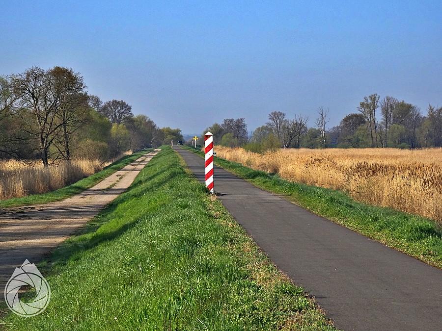velościeżka wzdłuż granicy