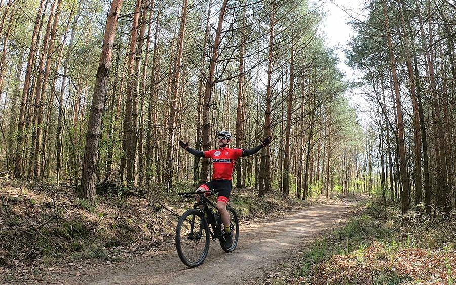 MTB w lesie jest najprzyjemniejsze