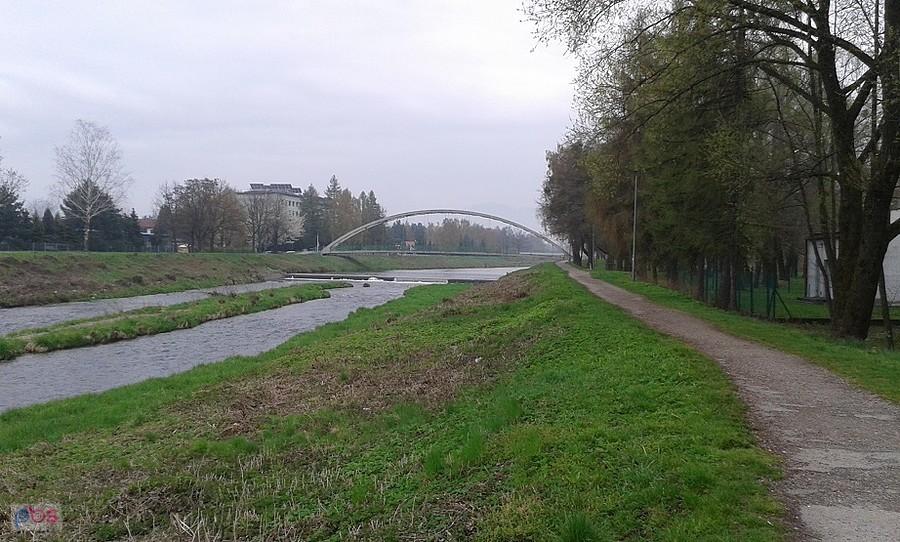 Ścieżka rowerowa nad Wisła w Skoczowie