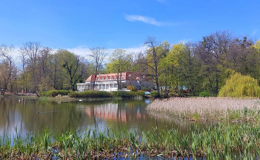 Zabytkowa restauracja, Park Sołacki, Poznań