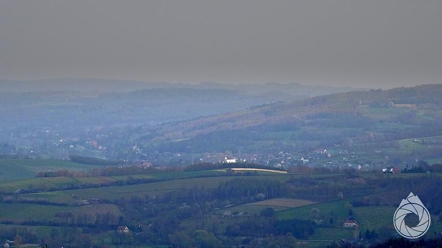 poranne widoki na Pogórze Dynowskie