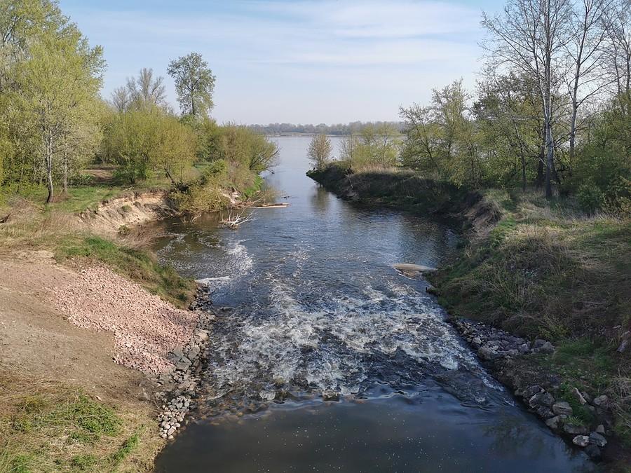 Jeziorka z nową tamą