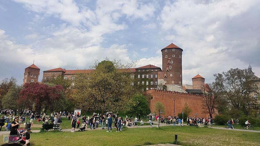 Tłumy w Krakowie