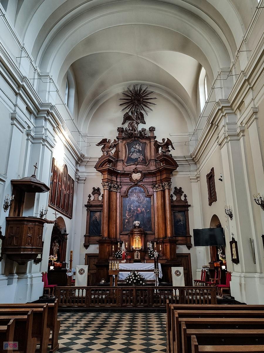 Lublin - wnętrze kościoła kapucynów