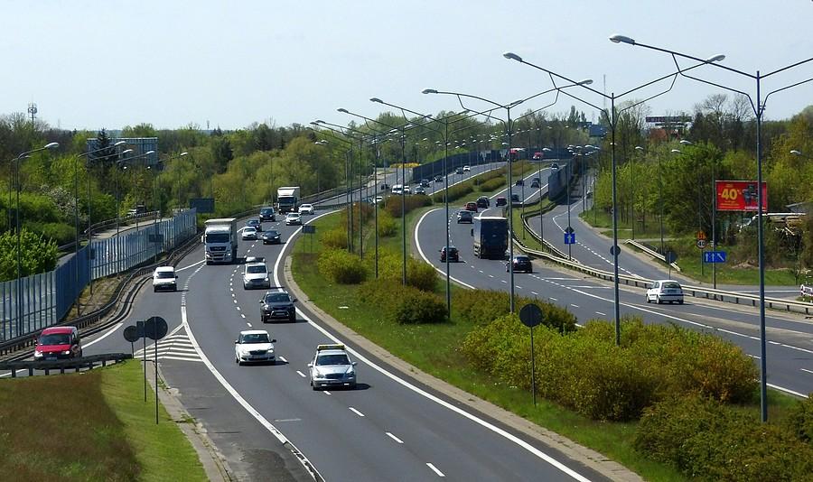 Ulica Głogowska w Poznaniu, wyjazd na południe