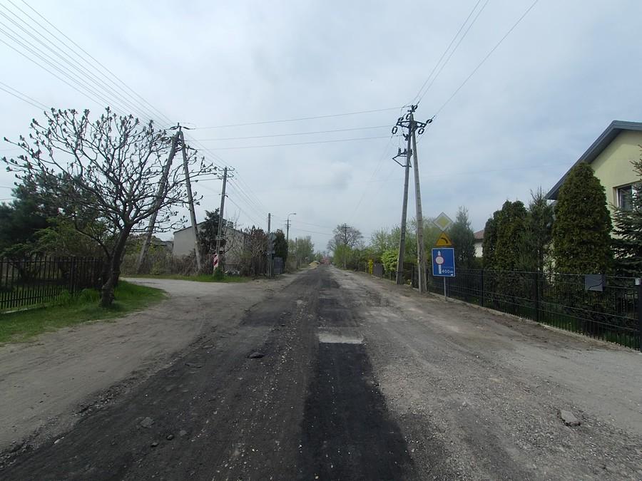 Remont drogi w Koczargach