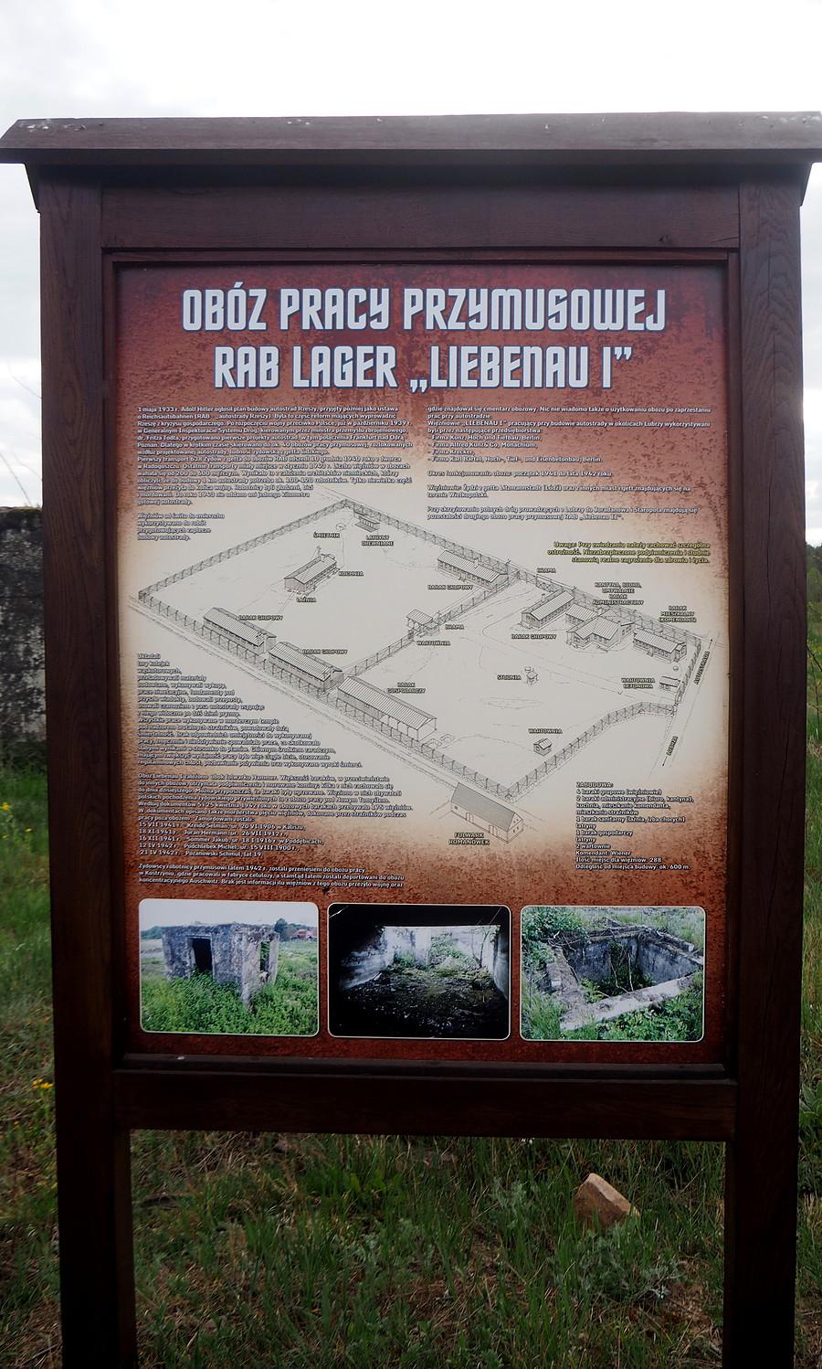 Przy byłym Obozie Pracy Przymusowej Lubrza