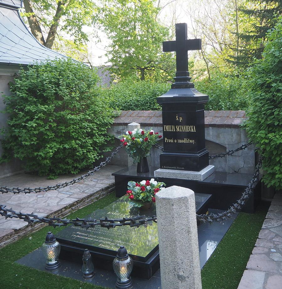 Michorzewo, nagrobek Emilii Sczanieckiej