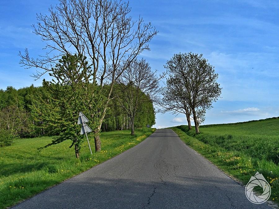 wiosenny podjazd nad pogórze