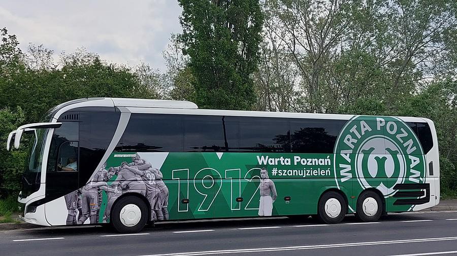 Szanuj zieleń! :) Autobus Warty Poznań spotkany w drodze do pracy